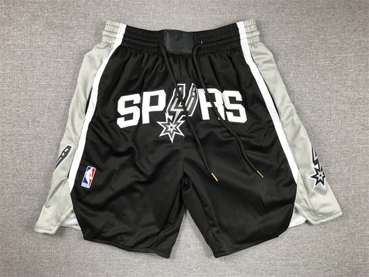 Men's San Antonio Spurs Black Pocket Shorts1