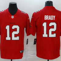 Men's Tampa Bay Buccaneers Tom Brady #12 Red Game Player Jersey1
