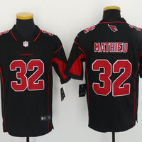 Men's Arizona Cardinals Tyrann Mathieu #32 Black Game Player Jersey1