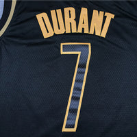 Men's Brooklyn Nets Kevin Durant #7 NBA Black Swingman Player Jersey1