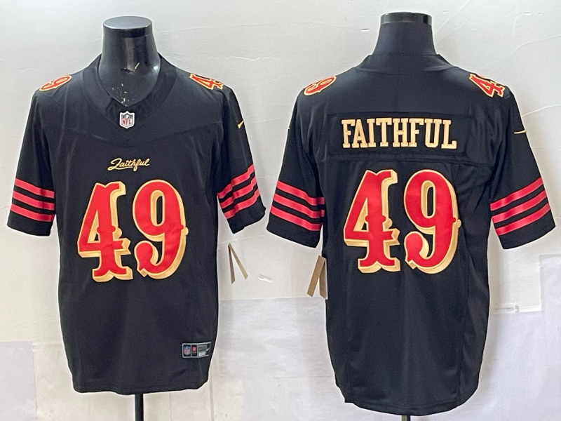 San Francisco 49ers The Faithful Black Jersey