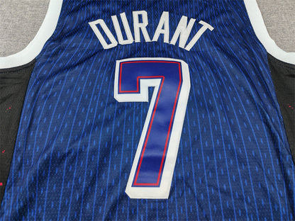 Men's 2024 USA Dream Team Kevin Durant #7 Navy Authentic Player Jersey