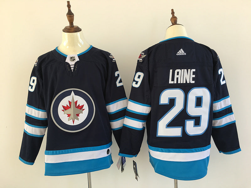 Men's Winnipeg Jets Patrick Laine #29 Navy Home Breakaway Player Jersey1