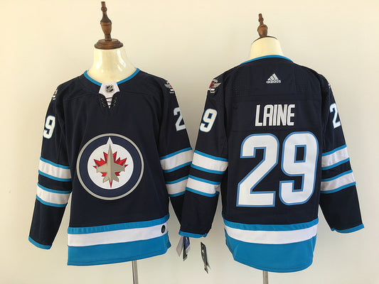 Men's Winnipeg Jets Patrick Laine #29 Navy Home Breakaway Player Jersey1