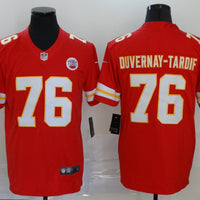 Men's Kansas City Chiefs Laurent Duvernay-Tardif #76 Red Game Jersey1