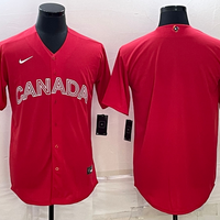Men's 2023 World Baseball Classic Canada Red Blank Jersey1