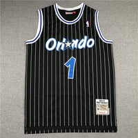 Men's Orlando Magic Tracy McGrady 2003-04 Black Hardwood Classics Swingman Jersey1