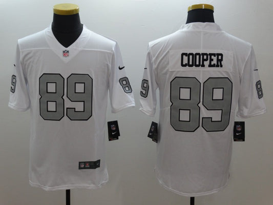 Men's Las Vegas Raiders Amari Cooper #89 White Game Player Jersey1