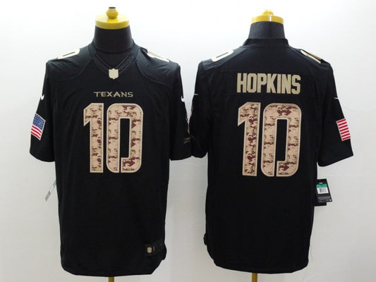 Men's Houston Texans DeAndre Hopkins #10 Black Player Jersey1