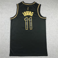 Men's Brooklyn Nets Kyrie Irving #11 NBA Black Swingman Player Jersey1