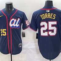 Men's American League Gleyber Torres #25 Navy 2025 All-Star Edition Limited Player Jersey