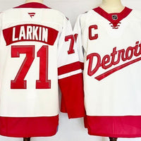 Men's Detroit Red Wings Dylan Larkin #71 Fanatics White Player Game Jersey
