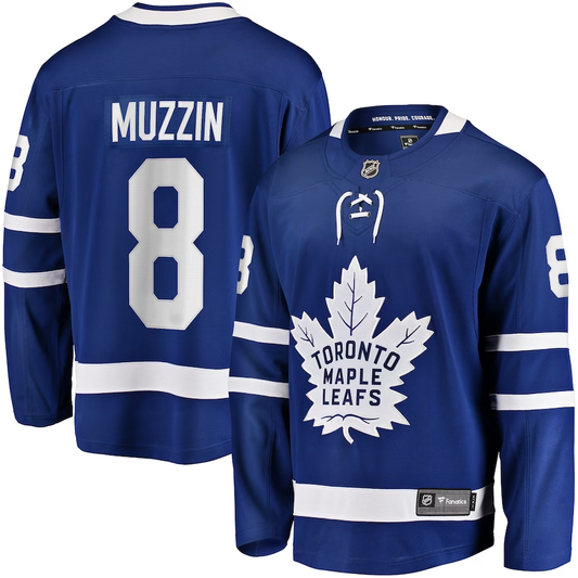 Men's Toronto Maple Leafs Jake Muzzin #8 Blue Player Game Jersey1