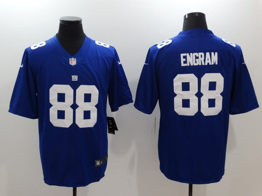 Men's New York Giants Evan Engram #88 Blue Game Jersey1