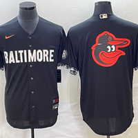 Men's Baltimore Orioles Black 2023 City Connect Replica Player Jersey1