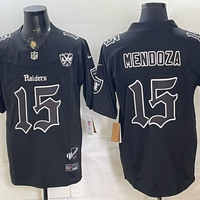 Men's Las Vegas Raiders Fernando Mendoza #15 Black Alternate Player Jersey