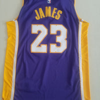 Men's Los Angeles Lakers LeBron James NBA #23 Purple Swingman Jersey1 - City Edition
