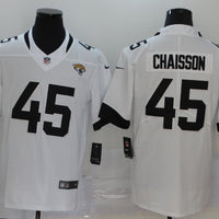 Men's Jacksonville Jaguars K'Lavon Chaisson #45 White Game Jersey1