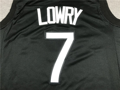 Men's Toronto Raptors Kyle Lowry Black/Purple 2020/21 Swingman Player Jersey1