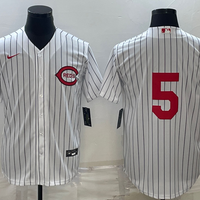 Men's Cincinnati Reds Johnny Bench #5 White 2022 MLB at Field of Dreams Game Authentic Player Jersey1
