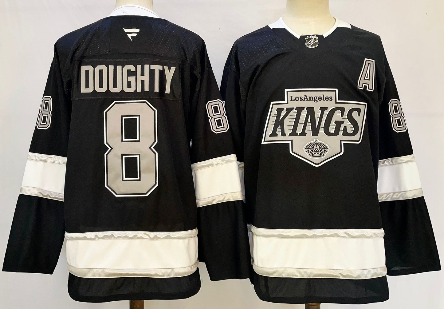Men's Los Angeles Kings Drew Doughty #8 Black Breakaway Player Jersey