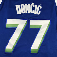 Men's Dallas Mavericks Luka Doncic #77 Blue 2022/23 Swingman Jersey1 - City Edition