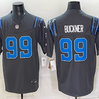 Men's Indianapolis Colts DeForest Buckner #99 Anthracite 2026 Rivalries Collection Game Jersey