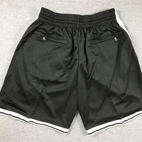 Men's Brooklyn Nets Black Pocket Shorts1