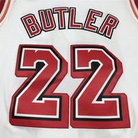 Men's Miami Heat Jimmy Butler #22 White 2022/23 Swingman Jersey1 - Classic Edition