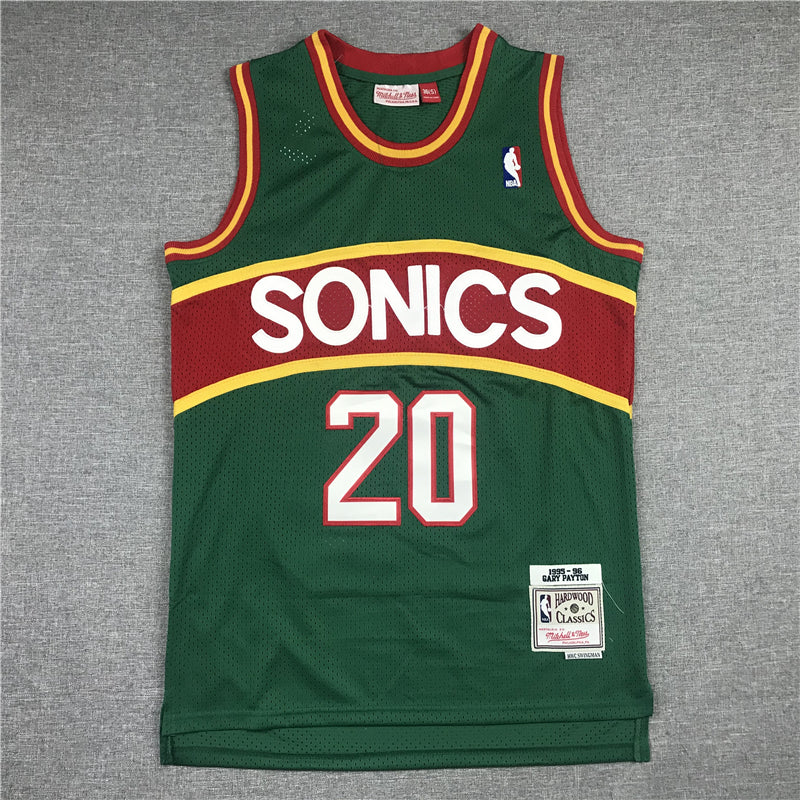 Gary Payton #20 Seattle SuperSonics Green Throwback Swingman Jersey - JerseysFreak
