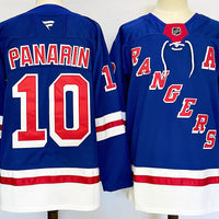 Men's New York Rangers Artemi Panarin #10 Fanatics Blue Player Jersey