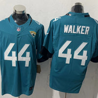 Men's Jacksonville Jaguars Travon Walker #44 Teal Game Jersey