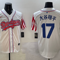 Men's Los Angeles Dodgers Shohei Ohtani White Replica Team Jersey1