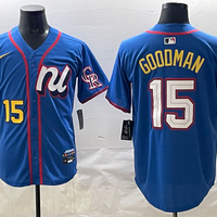Men's National League Hunter Goodman #15 Blue 2025 All-Star Edition Limited Player Jersey