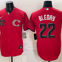 Men's Cincinnati Reds JJ Bleday #22 Red 2026 City Connect Stadium Jersey