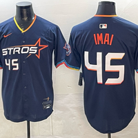 Men's Houston Astros Tatsuya Imai #45 Navy 2025 City Connect Limited Player Jersey
