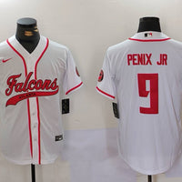 Men's Atlanta Falcons Michael Penix Jr. #9 White Player Jersey