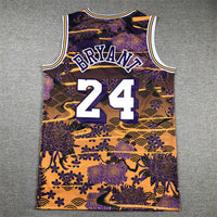 Men's Los Angeles Lakers Kobe Bryant #24 Year of Rabbit Edition Hardwood Classics Swingman Jersey1