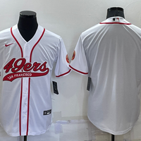Men's San Francisco 49ers White Blank Jersey1