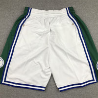 Men's Dallas Mavericks White City Edition Basketball Shorts1