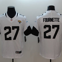 Men's Jacksonville Jaguars Leonard Fournette #27 White Game Player Jersey1