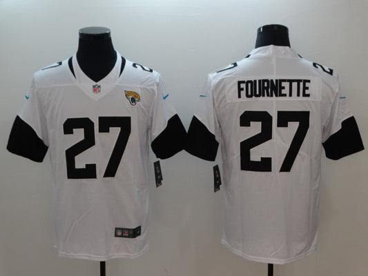Men's Jacksonville Jaguars Leonard Fournette #27 White Game Player Jersey1