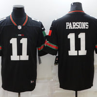 Men's Dallas Cowboys Micah Parsons #11 Black Game Player Jersey1