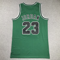 Men's Chicago Bulls Michael Jordan #23 Green 1997-98 Hardwood Classics Authentic Jersey1