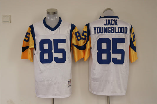 Men's San Louis Rams Jack Youngblood Mitchell & Ness White Legacy Replica Jersey1