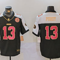 Men's San Francisco 49ers Brock Purdy #13 Black Alternate Player Jersey1