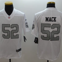 Men's Las Vegas Raiders Khalil Mack #52 White Player Game Jersey1