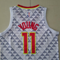 Men's Atlanta Hawks Trae Young #11 White Swingman Player Jersey1