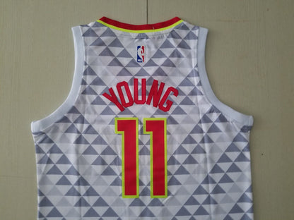 Men's Atlanta Hawks Trae Young #11 White Swingman Player Jersey1
