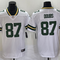 Men's Green Bay Packers Romeo Doubs #87 White Game Jersey1